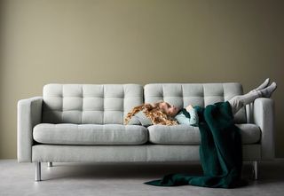Sofá IKEA Verde Tela
