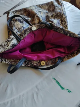 Bolso Tote Piel Serpiente Javier Simorra