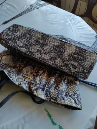 Bolso Tote Piel Serpiente Javier Simorra
