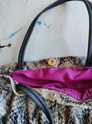 Bolso Tote Piel Serpiente Javier Simorra