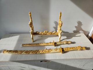 Espadas decorativas dragón (sin filo)