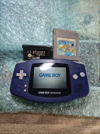 Consola Game Boy Advance Azul + 3 Juegos