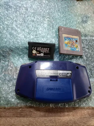 Consola Game Boy Advance Azul + 3 Juegos