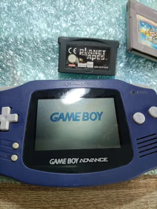 Consola Game Boy Advance Azul + 3 Juegos