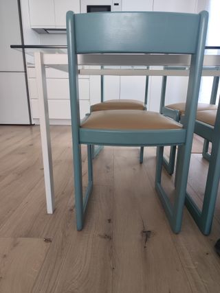 4 Sillas Vintage Restauradas