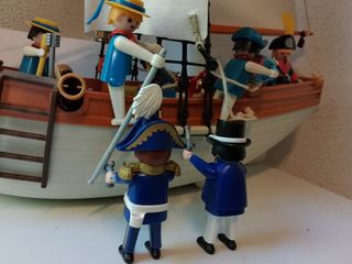Marineros goleta playmobil