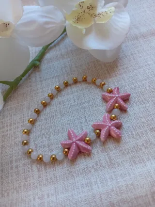 Pulsera estrellas de mar de cerámica