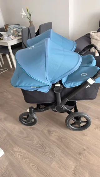 Bugaboo Donkey 2 Gemelar Azul