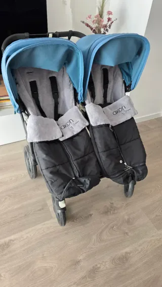 Bugaboo Donkey 2 Gemelar Azul