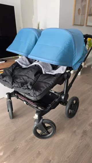 Bugaboo Donkey 2 Gemelar Azul