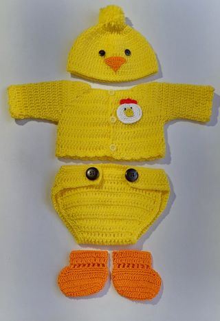 Conjunto Reborn Gallo 38-40 cm