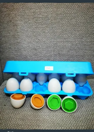Juego de huevos educativos