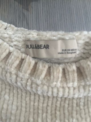 Conjunto 2 jerséis Pull&Bear verde y beige