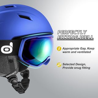 Casco Esquí Odoland con Gafas UV400