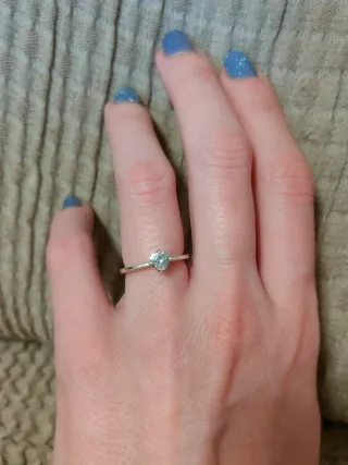 Anillo Pandora Corazón Plata