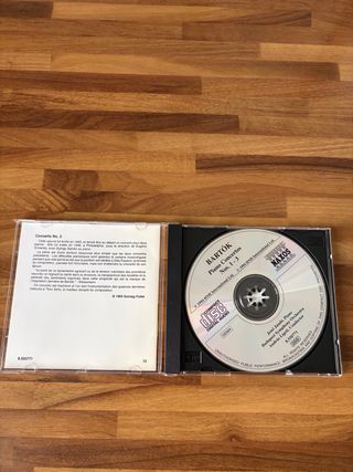 CD Bartók Concerti per Pianoforte 1-3 Naxos
