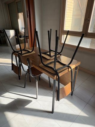 Sillas escolares resistentes