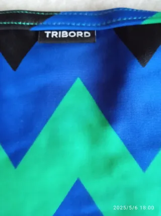 Costume due pezzi Tribord blu e verde