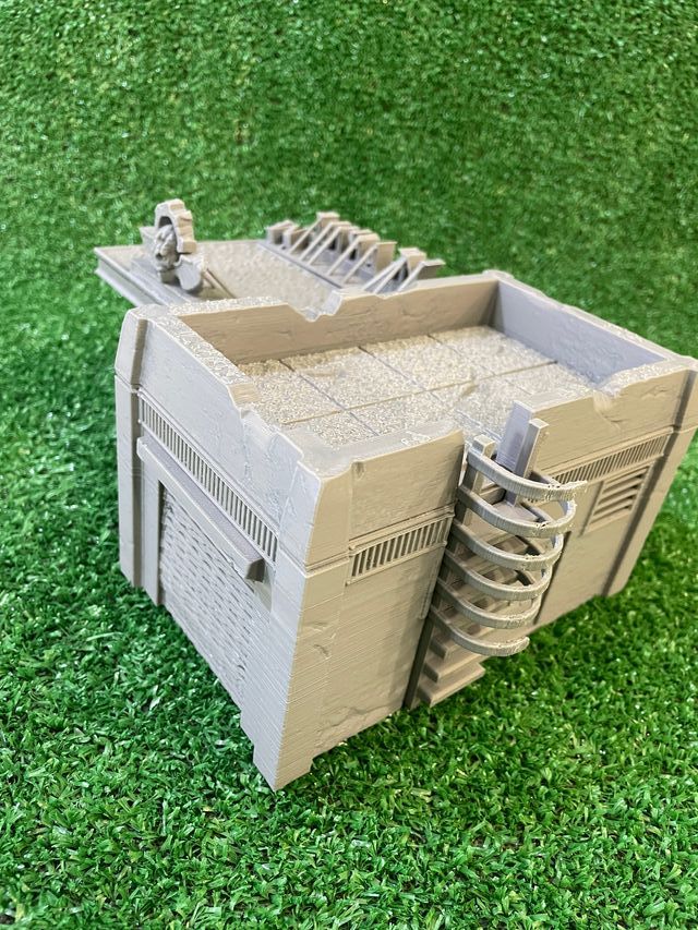 Gasolinera Post Apocalíptica Escenografía Sci-Fi