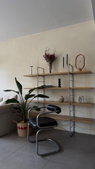 Estantería Enetri Vintage Madera y Metal