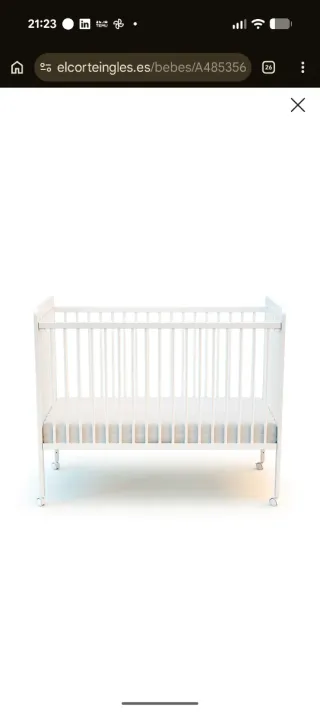 Cuna Ibiza babybacter madera blanca