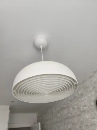 Lámpara colgante Ikea blanca moderna