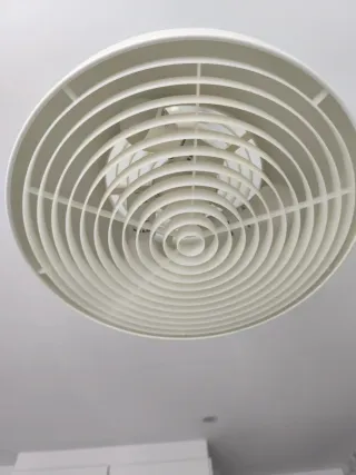 Lámpara colgante Ikea blanca moderna