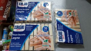 Pinze bucato in legno IRGE - 10 pezzi