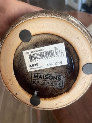 Juego de 2 jarrones de cerámica