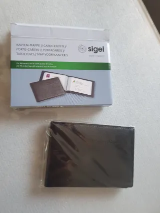 Tarjetero Sigel imitación cuero