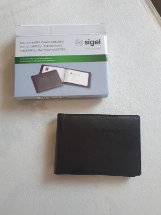 Tarjetero Sigel imitación cuero