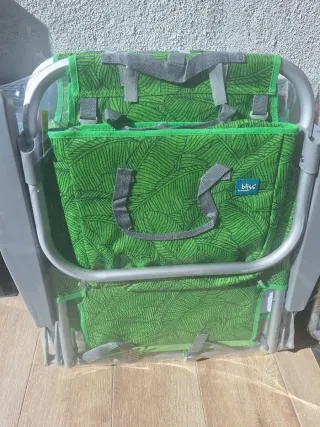Silla Playa Plegable Bliss con Enfriador
