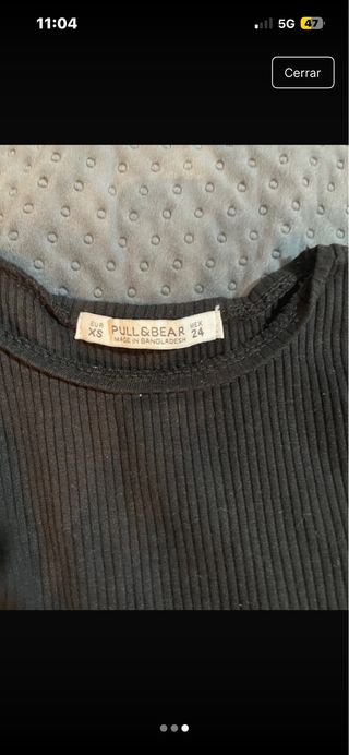 Top Pull&Bear Negro