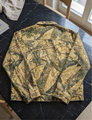 Giacca vintage camouflage uomo