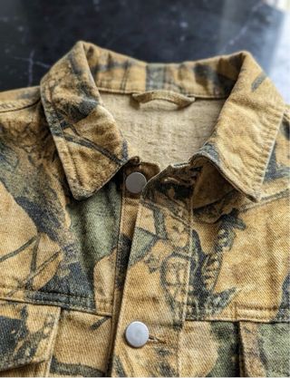 Giacca vintage camouflage uomo