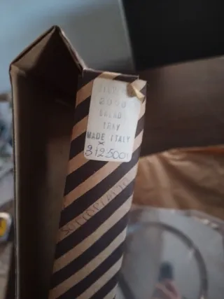 Piccolo vassoio silver plated fatto in Italia