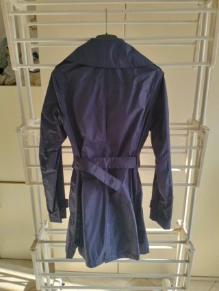 K-Way Trench Coat Taglia S Blu