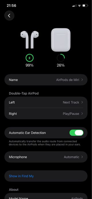 Apple AirPods 1ª Gen + funda Ideal of Sweden