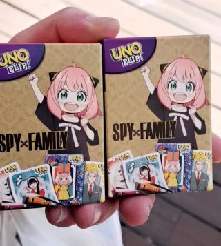 2 Cartas UNO Flip! SPY x FAMILY Macdonalds Anime