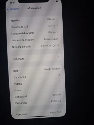 iPhone X 256GB Apple