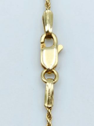 Cadena de Oro 18K, Cordon Salomonico, 4,55gr, 60cm