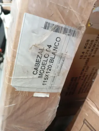 Cabecero Cama 105 cm Blanco