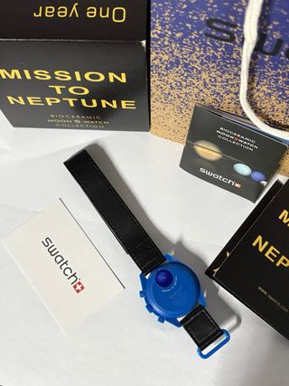 Omega x Swatch Mission to Neptune Blue