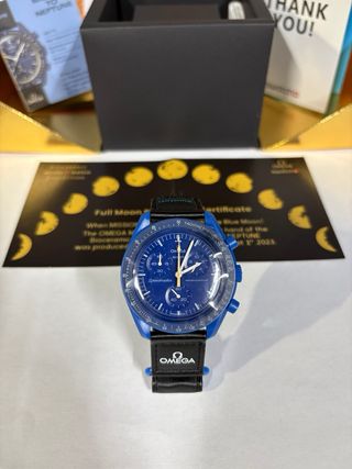 Omega x Swatch Mission to Neptune Blue