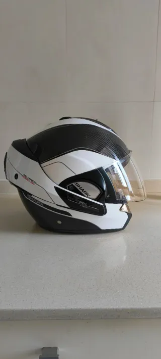 Casco Moto Shark Pro carbón serie 3 evoline