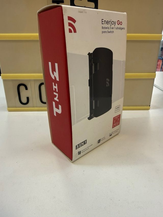 Cargador Portátil Nintendo Switch Enerjoy Go 3en1