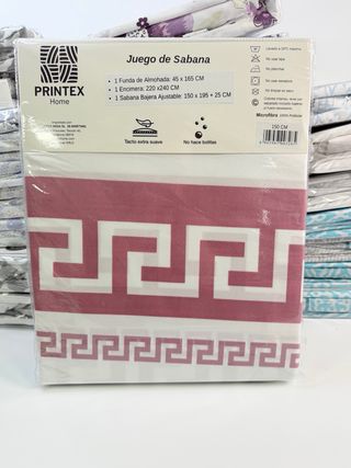 Juego Sábanas Verano Cama 150cm
