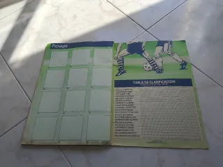 Álbum cromos fútbol 89-90