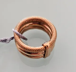 Anello Stroili Acciaio Dorato