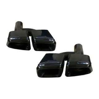 Salidas dobles de escape Mercedes tipo Cuadradas o